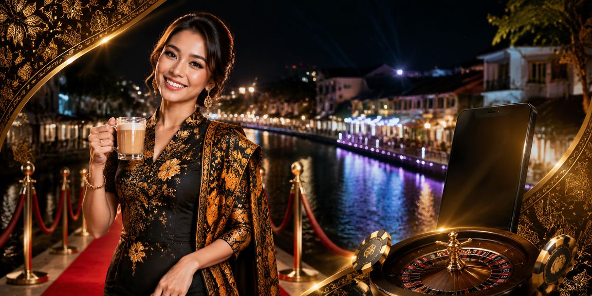 Suasana VIP bonus kasino dengan rekaan batik Malaysia di Melaka juta8