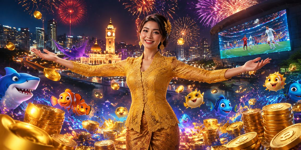 Suasana taruhan bola sepak dan kasino dengan pakaian kebaya di Seremban
